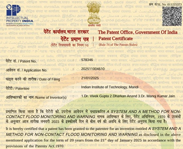 Patent Certificate - Climmatech
